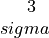 3\\sigma